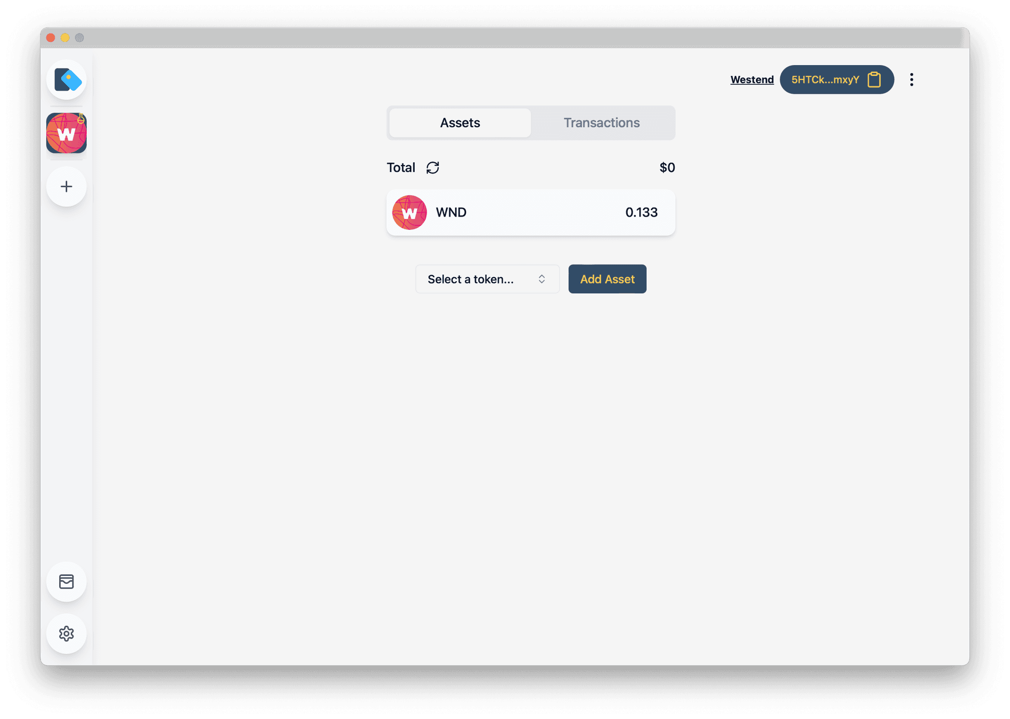 Keyring Wallet Desktop Preview